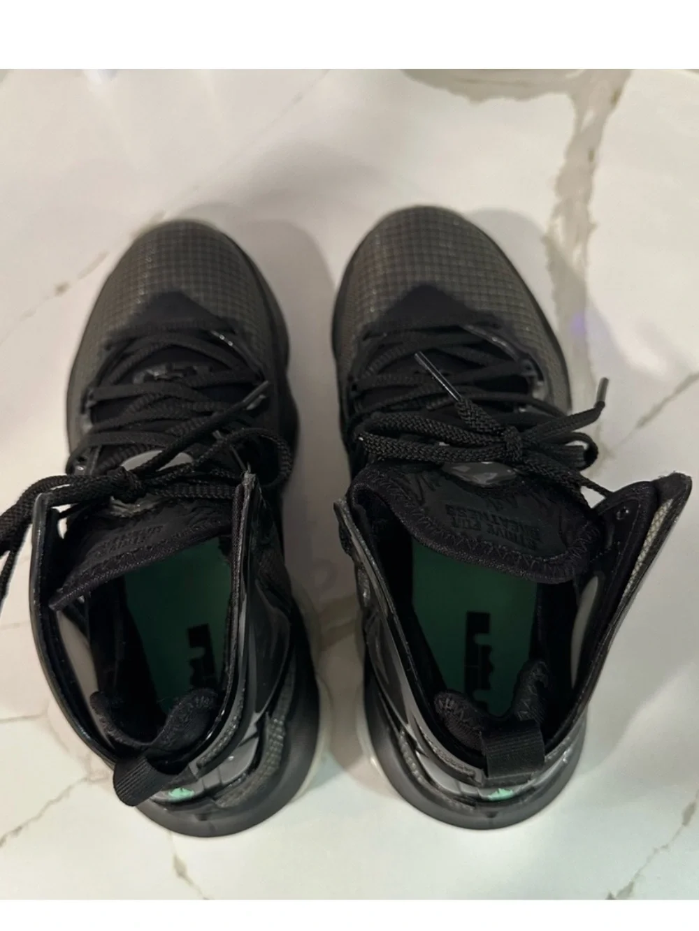 Nike LeBron XIX Sneakers. Youth Size 5.5 Color Black.